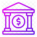 Bank Save Money Buildings Icon