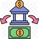Bank Financial Institute Bank Transfer Icon