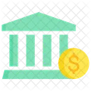 Bank Money Building Icon