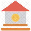 Bank Building House Icon