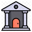 Bank Deposit House Government Building Icon