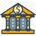 Bank Building Account Icon