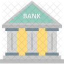 Bank Bank Building Stock Market Icon