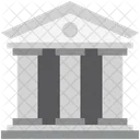 Court Building Bank Icon