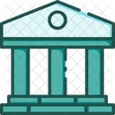 Bank Building Money Icon