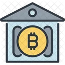 Bitcoin Bank Save Icon