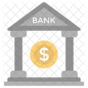 Financial Institution Bank Bank Building Icon