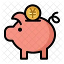 Bank Coin Finance Icon