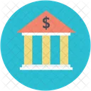 Bank Building Finance Icon
