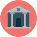 Bank Building Structure Icon