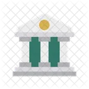 Bank Saving Building Icon