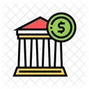 Financial Building Bank Icon