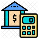 Bank Calculator Tools Account Icon