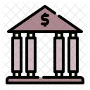 Bank Coin Money Icon