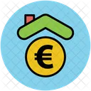 Bank House Euro Icon
