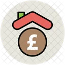 Bank House Pound Icon