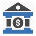 Bank Dollar Finance Icon