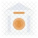 Bank Cryptocurrency Bitcoin Icon