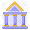 Bank Financial Institution Depository House Icon