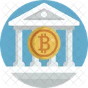 Bitcoin Bank Finance Icon