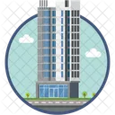 Bank Apartment Construction Icon