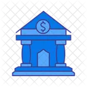 Bank Building Finance Icon