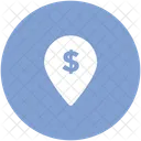 Bank Location Investment Icon