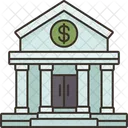 Bank Financial Economic Icon