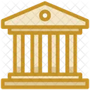 Bank Building Columns Icon