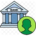 Bank Account Person Icon