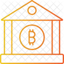 Bank Bitcoin Money Icon