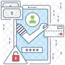 Bank Account Hacking  Icon