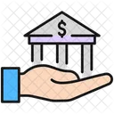 Bank-and-hand-  Icon