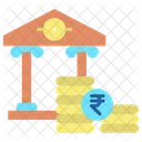 Bank And Money  Icon