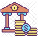 Bank And Money  Icon