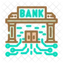 Currency Bank Building Icon