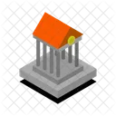 Temple Building Religion Icon