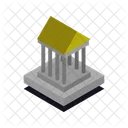Temple Building Religion Icon
