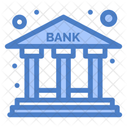 Bank Building Icon - Download in Dualtone Style