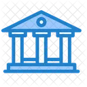 은행 건물 금융 기관 예탁소 아이콘