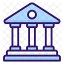 Bank Building Architecture Icon