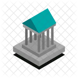 Bank Building  Icon