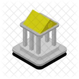 Bank Building  Icon