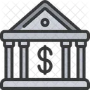 Bank Building Banking Service アイコン