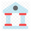 Bank Building Architecture Icon