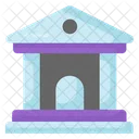 Bank Building Estate Icon