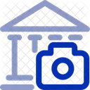 Bank Camera Surveillance Security Icon