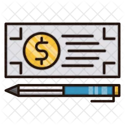 Bank check  Icon