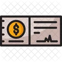 Bank Check Payment Check Business And Finance Icon