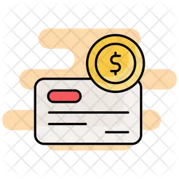 Bank Check  Icon